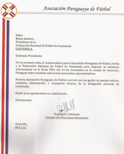 Acta Paraguay Guatemala