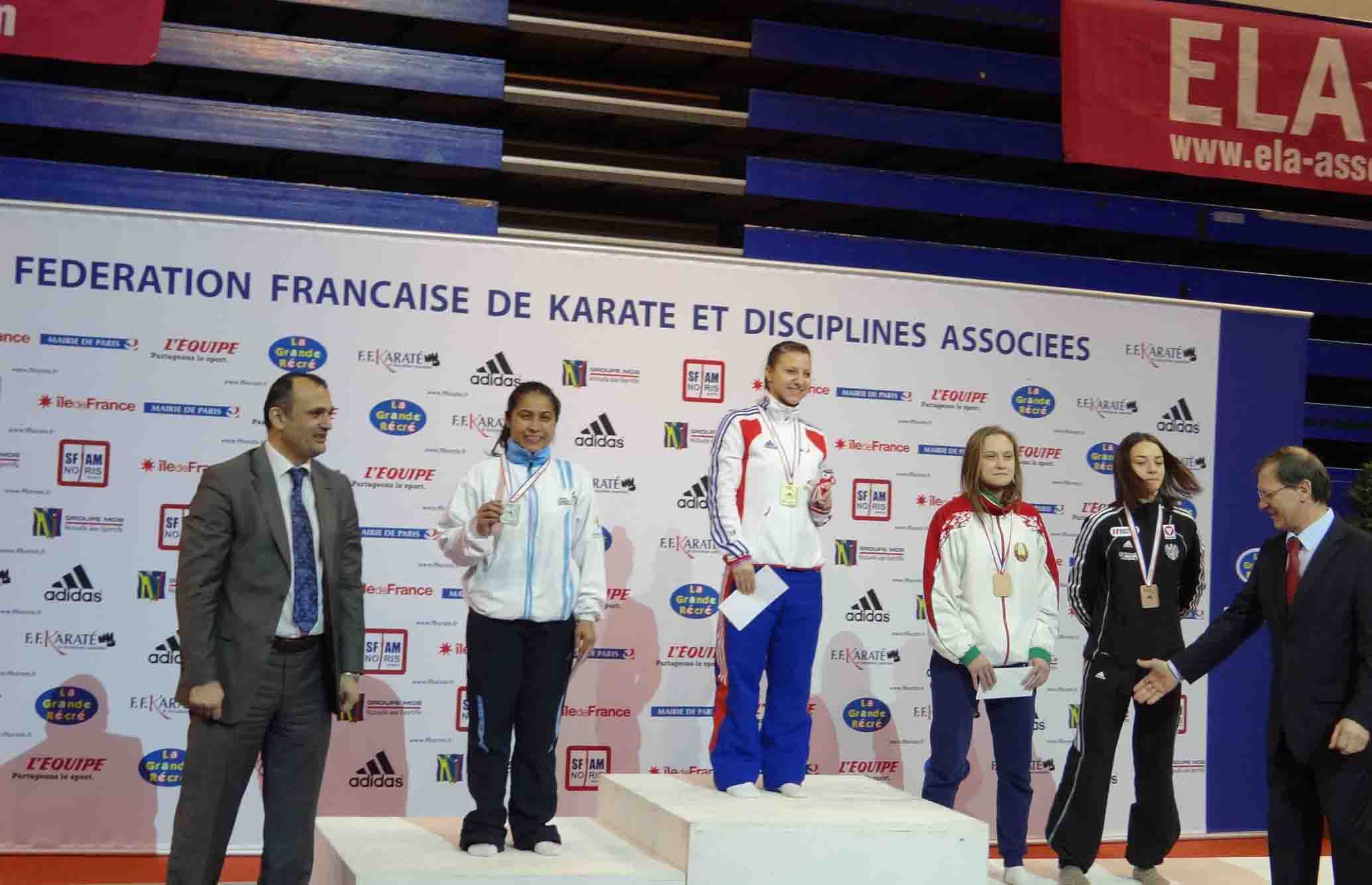 Cheili Gónzales gana medalla de Palta en Paris