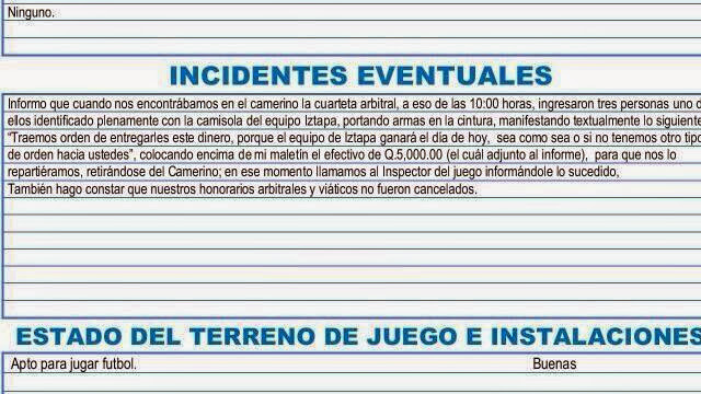 Incidentes Ruben Castellanos