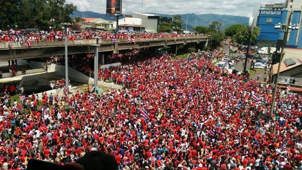 Festejo de Costa Rica