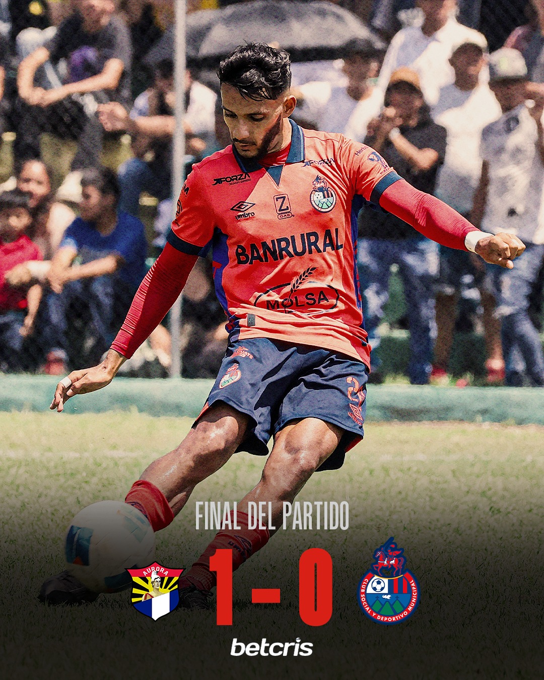 Municipal pierde el invicto ante Aurora
